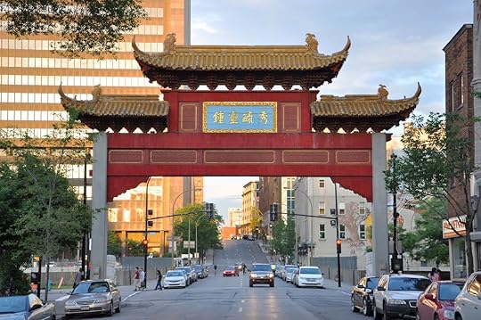 Chinatown Gateway at the entrance to Montreal Chinatown