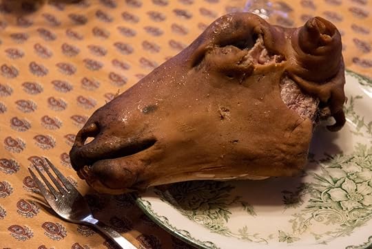 Sheep head, a Norwegian tradistional and Icelandic dish