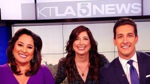 Lynette Romero, Lisa Niver, Mark Mester on KTLA TV Los Angeles March 31, 2019