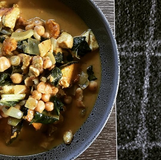 I also added tofu and silverbeet from my dad’s garden to this particular version of the curry - which I’d highly recommend!