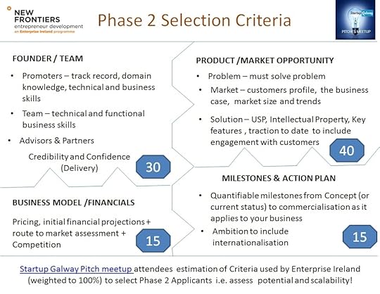 Enterprise Ireland Phase 2 Selection Criteria