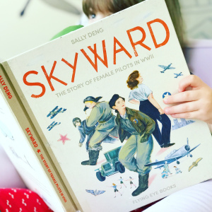 https://thebabybookwormblog.wordpress.com/2019/03/30/skyward-the-story-of-female-pilots-in-wwii-sally-deng/