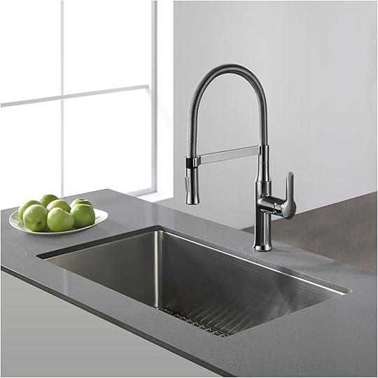 Kraus Khu100 30 Standart Pro Undermount 30 Inch 16 Gauge Single Bowl One Bowl Stainless Steel Kitchen Sinks