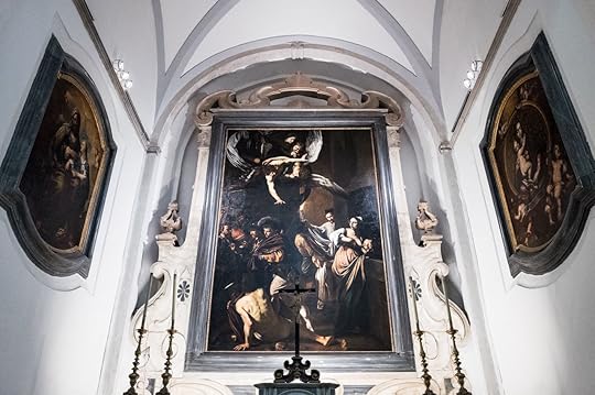 A painting by Caravaggio in Monte Carlo Misericordia Church
