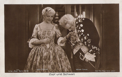Mady Christians and Wilhelm Dieterle in Zopf und Schwert (1926)