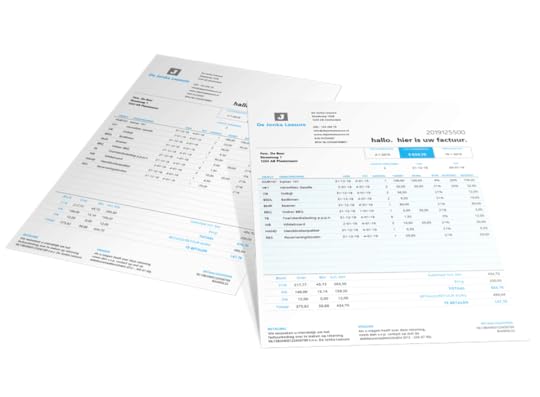 Factuurvoorbeeld Verhuur in Excel