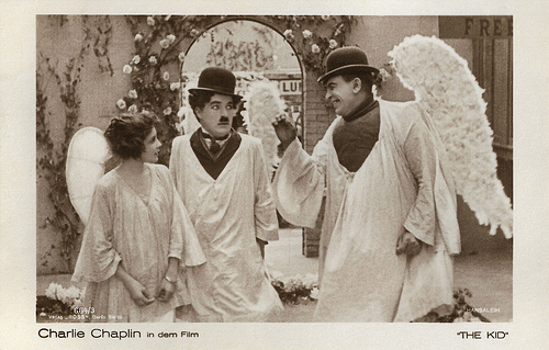 Charlie Chaplin and Lita Grey in The Kid (1921)