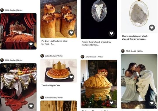 pinterest board for the novel, The Mermaid and the Bear, by Ailish Sinclair