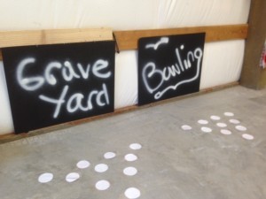Graveyard bowling