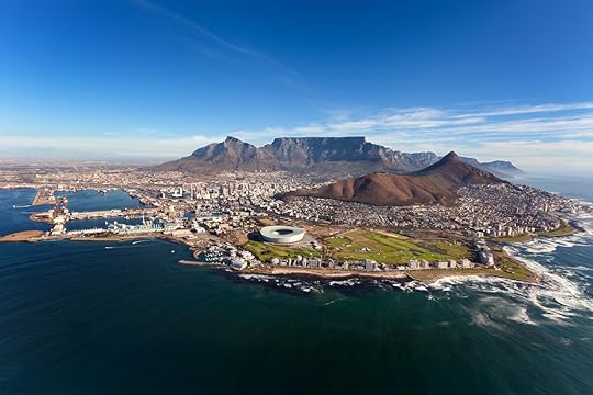 Aerial view of Cape Peninsula, Cape Town, South Africa