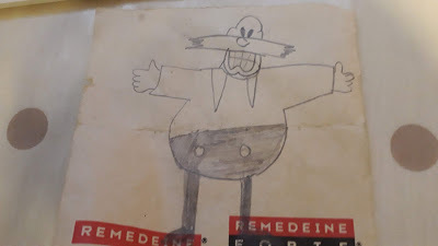 A very early drawing of Dr Robotnik (I was probably between 6-8 years old)