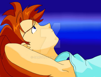 Looks familiar? The digital version of the Asuka pencil drawing from earlier!