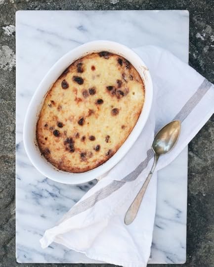 Baked rice pudding