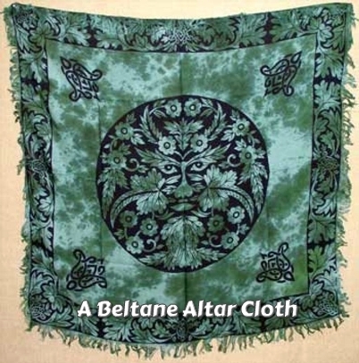 A Beltane Altar Cloth