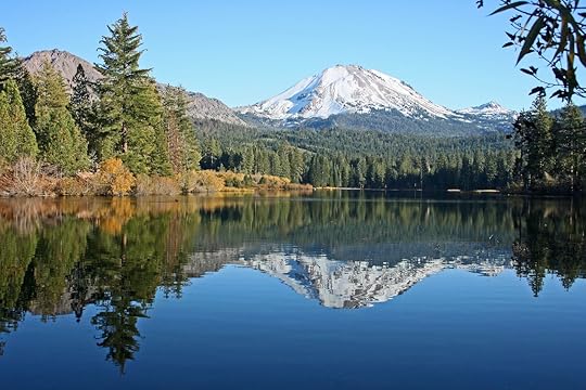 Lake Manzanita with Peak Lassen Reflection