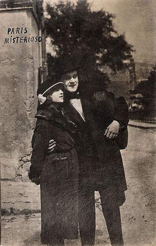 Pearl White and Riley Hatch in The Exploits of Elaine (1914)
