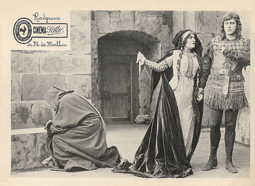 Madeleine Roch in Radgrune (1911)