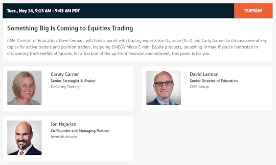 Jon Najarian of CNBC's Halftime Report and Carley Garner an experienced commodity broker talk Micro E-mini futures