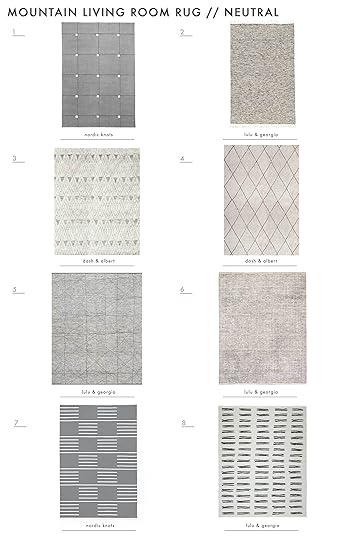 Emily Henderson Mountain House Living Room Rug Neutral Options1