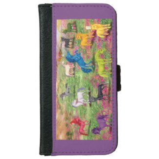 Purple Unicorn Tribe iPhone 6/6s Wallet Case 