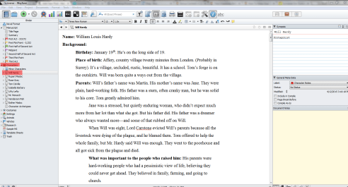 Writing_Process_Scrivener_Character_Sketches_Interviews