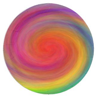 E.G.A.D.S. - I See Rainbows Paper Plate