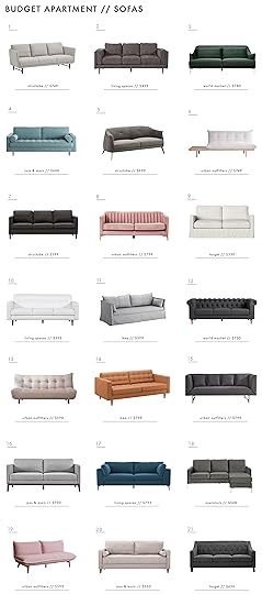Emily Henderson Budget Apartment Furniture Sofas 1