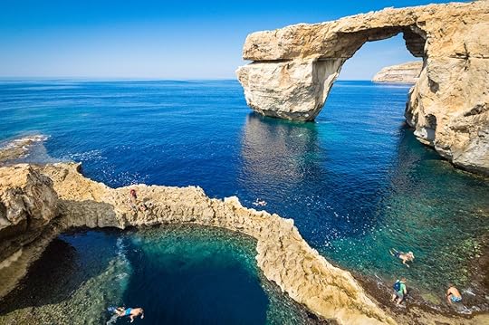The Azure Window in Gozo island