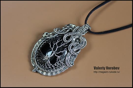 Handmade Tree of Life wire wrapped pendant. Wire Wrap jewelry.