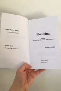 Poetry Book by Alexandra Vasiliu