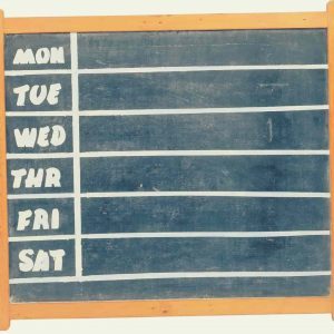 Writing a schedule will help you find time to fit in writing and hit your word count goal