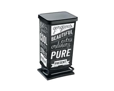 treteimer 40l ma 1 4 l hipster cm rotho treteimer paso silber metallic 40l