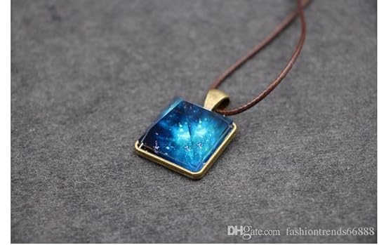 Image result for blue gem leather necklace fantasy