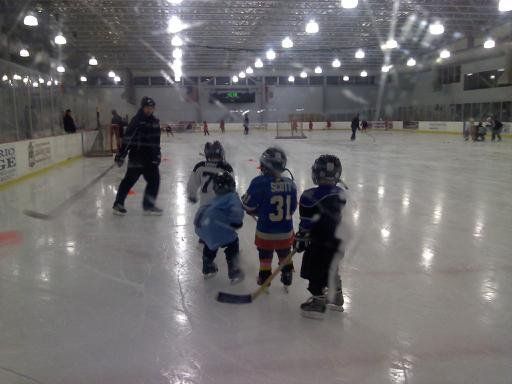 children's hockey practice