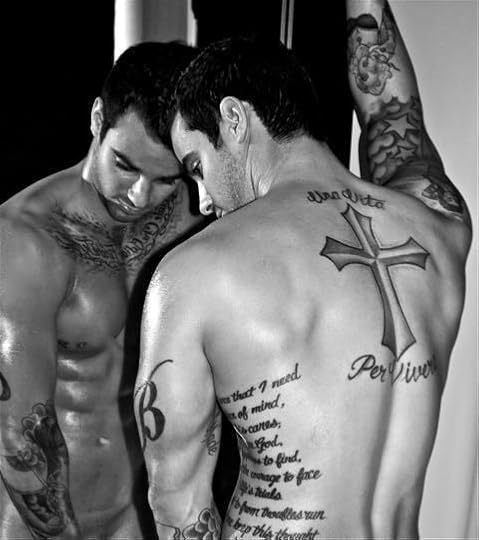 That rib tattoo...love it!