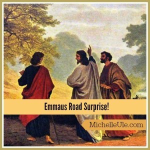 Emmaus, The Road to Emmaus, Jesus Christ, Jesus' Resurrection, Jesus explains the Old Testament, Cleopas, Jesus' disciples after his crucifixion, Easter