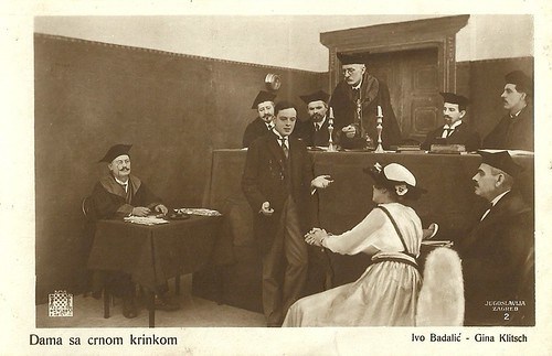Dama sa crnom krinkom (1918)