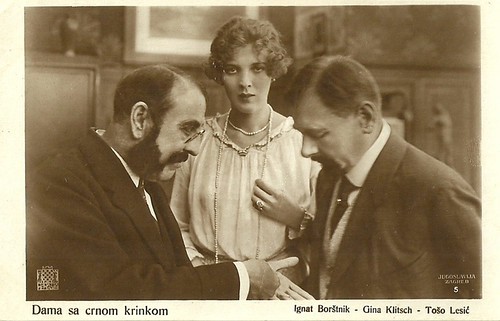 Dama sa crnom krinkom (1918)