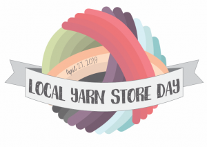 LYS Day yarn ball logo - April 27, 2019
