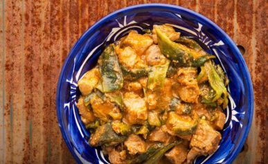 chilaca chile pork stew
