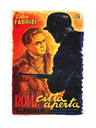 Image result for rome open city poster