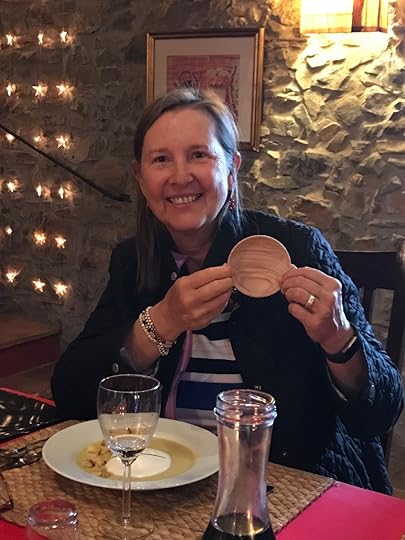Helena with the bowl Stefano carved