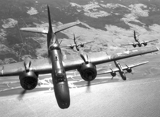 Douglas A-20 Havocs over France, WWII (USAF photo)
