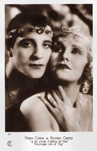Maria Corda and Ricardo Cortez in The Private Life of Helen of Troy (1925)