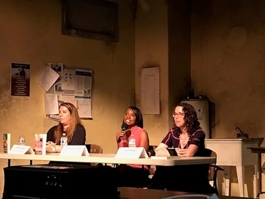 l-r: Chanel Cleeton, Stacy Hawkins Adams, and Jane Friedman at the JRW Writing Show