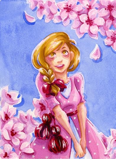 watercolor illustration painted with MozArt Komorebi watercolors