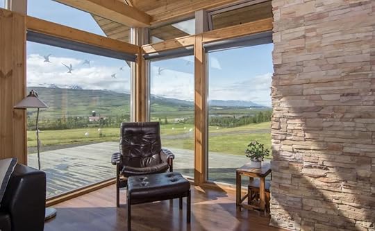 Inside an Airbnb in Iceland