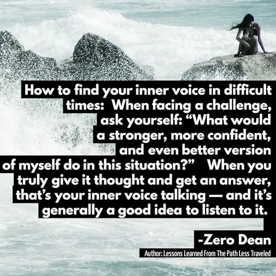 How to find your inner voice in difficult times