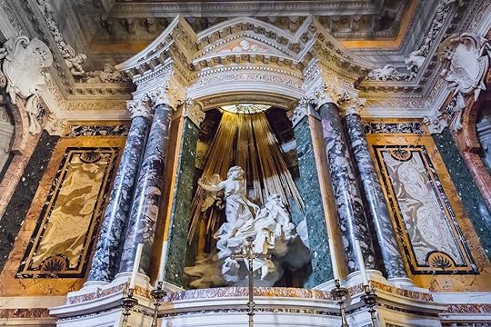 The Ecstasy of Saint Teresa by Bernini in the church of Santa Maria della Vittoria, Rome, Italy