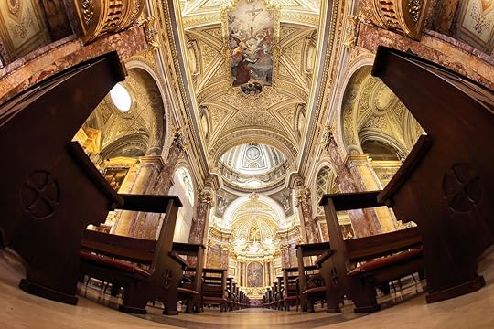 The church of Sant'Antonio dei Portoghesi in Rome, Italy